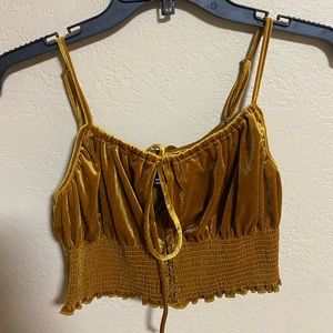 Forever 21 Medium Gold Tank Top